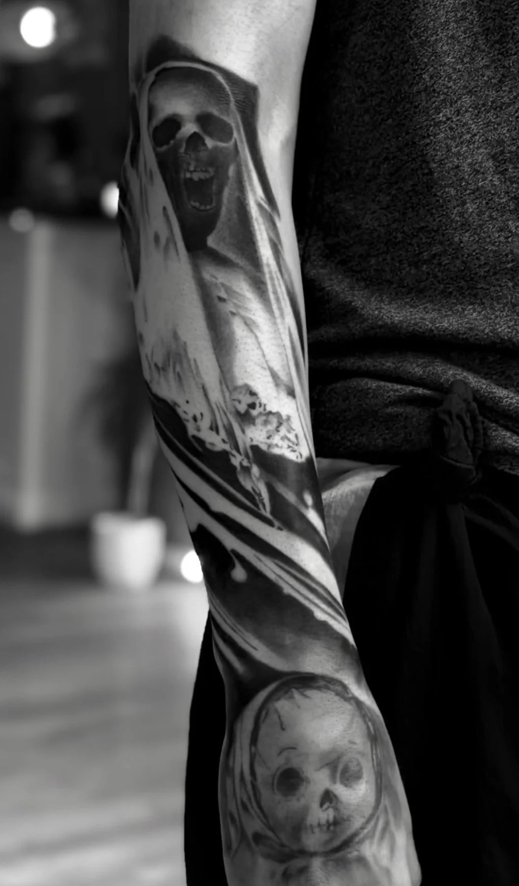 Dark illustrative sleeve — Berkay Kacmaz