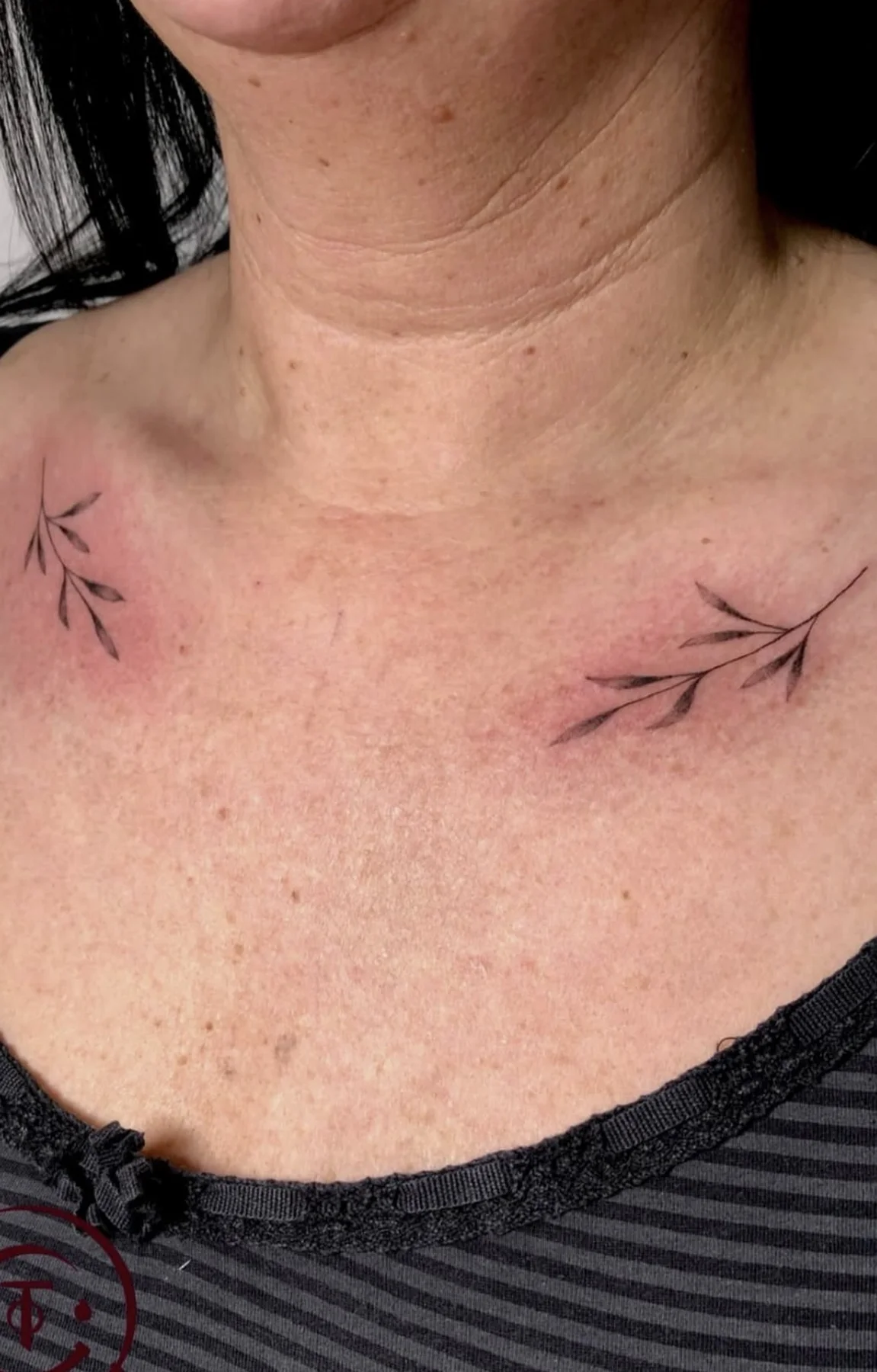 Botanical fine-line piece — Valeriia S.